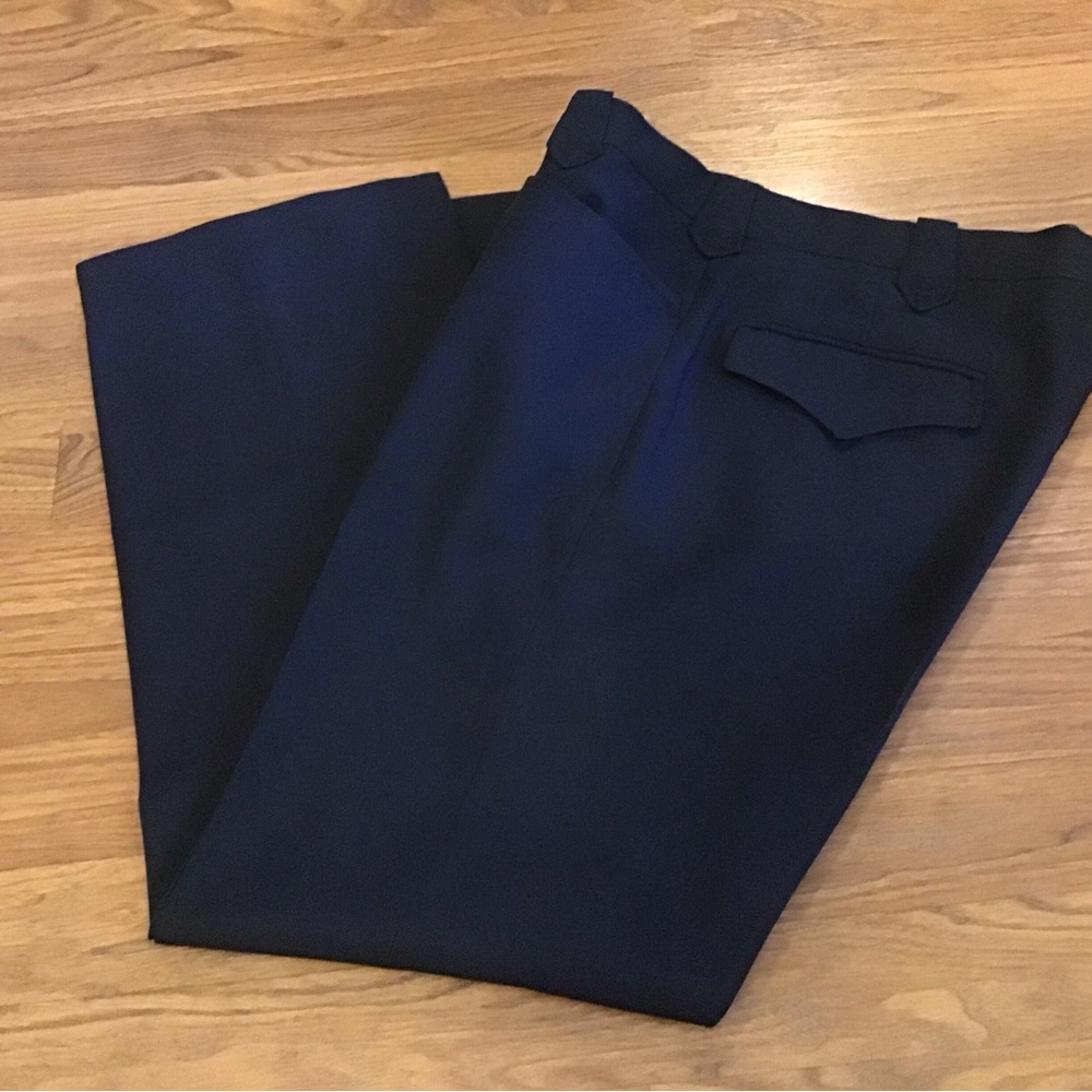 Vintage Black Circle S Western Dress Pants Slacks